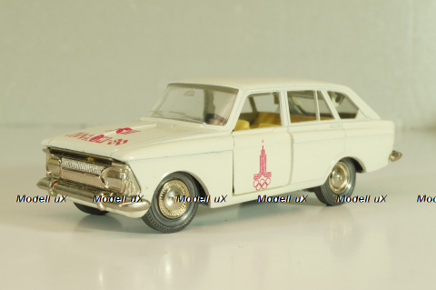 Иж-1500 Комби А12, белый, Октябрь 1978г.,Олимпиада 80, Тантал/Радон 1:43 Новый