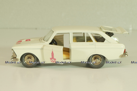 Иж-1500 Комби А12, белый, Октябрь 1978г.,Олимпиада 80, Тантал/Радон 1:43 Новый