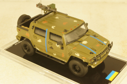 Hummer H2 SUT Ukraine Territorial Forces Gun Truck (Odessa 2022), TruckTyr 1:43