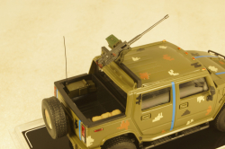 Hummer H2 SUT Ukraine Territorial Forces Gun Truck (Odessa 2022), TruckTyr 1:43