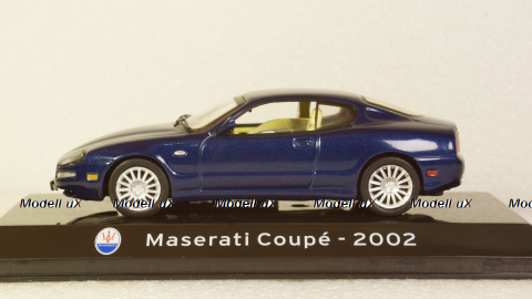 Maserati Coupe, metallic-dark blue, Leo Models 1:43