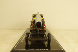 Toyota Land Cruiser 90 with Rocket Launcher trailer (Zaporizhzhia 2022), TruckTyr 1:43