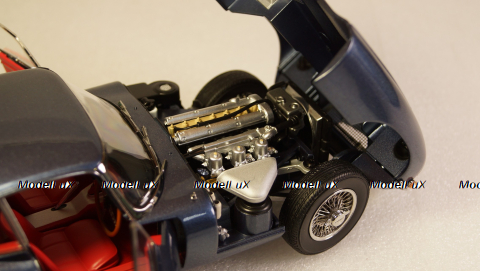 Jaguar E Type (RHD) dark blue, KYO8954BL,  Kyosho 1:18