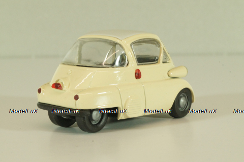 BMW Isetta 1955, white, 1150wh, Gama 1:43