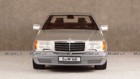 Mercedes S500 W140 1994 silver, iScale 1:18