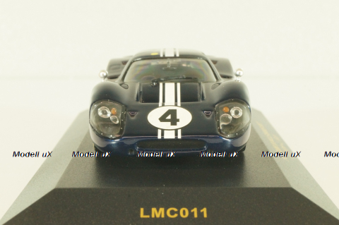 Ford GT40 MK IV #4 Le Mans 1967, D.Hulme/L.Ruby, blue, LMC011, IXO 1:43
