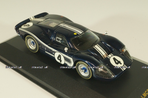 Ford GT40 MK IV #4 Le Mans 1967, D.Hulme/L.Ruby, blue, LMC011, IXO 1:43
