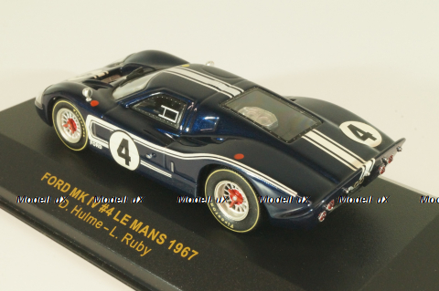 Ford GT40 MK IV #4 Le Mans 1967, D.Hulme/L.Ruby, blue, LMC011, IXO 1:43