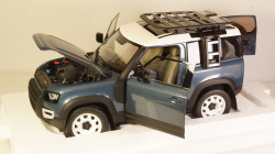 Land Rover Defender 90 2020 tasman blue, Almost Real 1:18