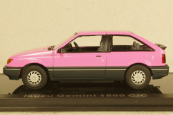 Isuzu Gemini 1500 C/C, pink/black 1987, Norev 1:43