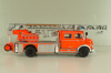 Mercedes L1519 DLK30 Metz, fire engine Scala, Germany 1966, Pompieri Italy collection #14, Altaya 1:43