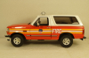 Ford Bronco FDNY 1996 white/red/orange, 19118, Greenlight 1:18
