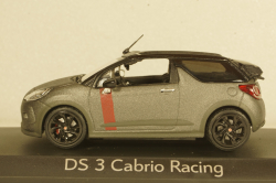 Citroen DS3 convertible (open roof), grey 2014, Norev 1:43