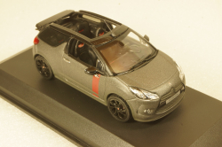 Citroen DS3 convertible (open roof), grey 2014, Norev 1:43