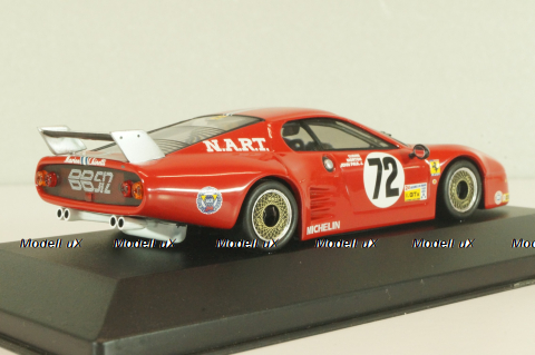 Ferrari 512BB #72 Le Mans 1982, A.Cudini/J.Paul, red, FER016, IXO 1:43