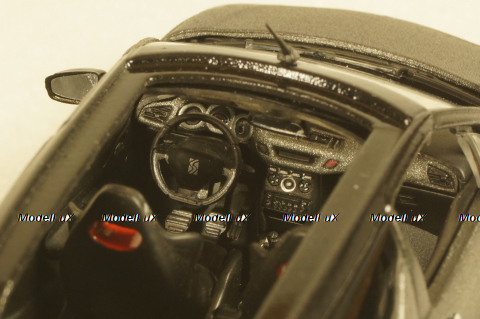 Citroen DS3 convertible (open roof), grey 2014, Norev 1:43