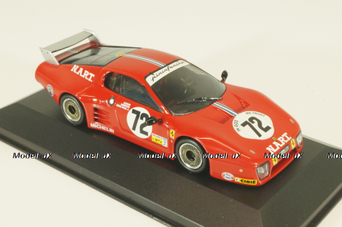 Ferrari 512BB #72 Le Mans 1982, A.Cudini/J.Paul, red, FER016, IXO 1:43