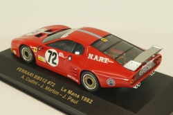 Ferrari 512BB #72 Le Mans 1982, A.Cudini/J.Paul, red, FER016, IXO 1:43