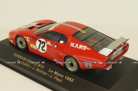 Ferrari 512BB #72 Le Mans 1982, A.Cudini/J.Paul, red, FER016, IXO 1:43