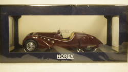Peugeot 302 Darl'Mat Roadster 1937 dark red,184695, Norev 1:18