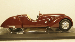 Peugeot 302 Darl'Mat Roadster 1937 dark red,184695, Norev 1:18