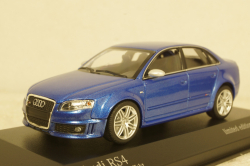 Audi RS4 2004 blue metallic, 943014603,  Minichamps 1:43