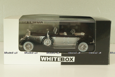 Chrysler Imperial Le Baron phaeton 1933, black/silver,WB114, WhiteBox 1:43