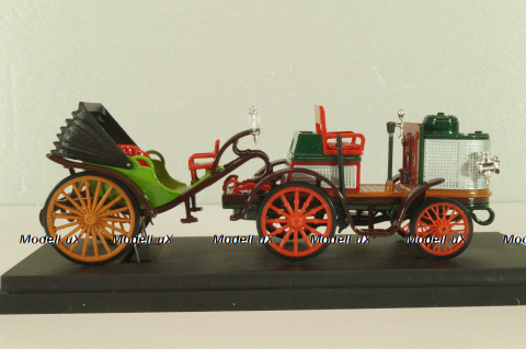 De-Dion bouton victoria à vapeur et remorque 1894, №30, RIO 1:43