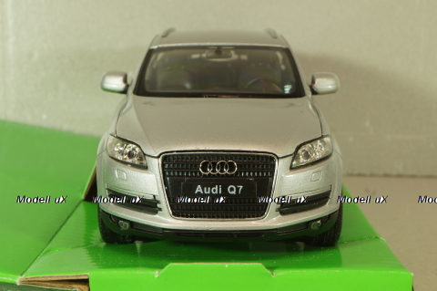 Audi Q7 2005, white, WEL22481SILVER, Welly 1:24