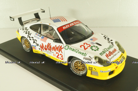 Porsche 911 (996) GT3R 2003, #23 winner Sebring 12hrs, Alex Job Racing GT Class, 80373, AutoArt 1:18