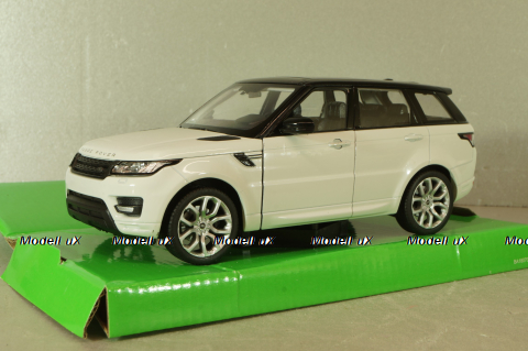 Range Rover sport 2010, white/black, WEL24059WHITE, Welly 1:24