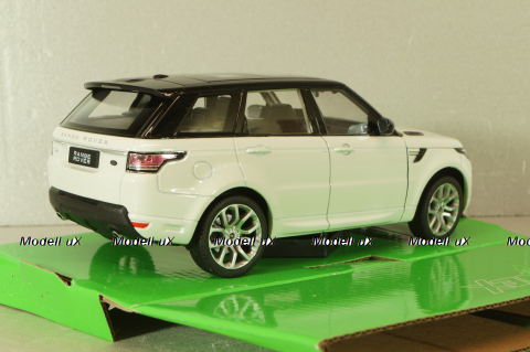 Range Rover sport 2010, white/black, WEL24059WHITE, Welly 1:24