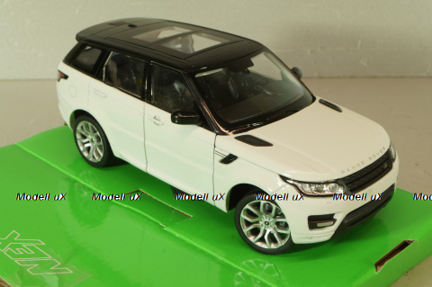 Range Rover sport 2010, white/black, WEL24059WHITE, Welly 1:24