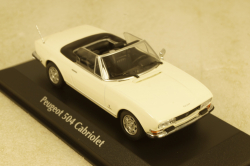Peugeot 504 Cabriolet 1977, white, 940112131, Maxichamps 1:43