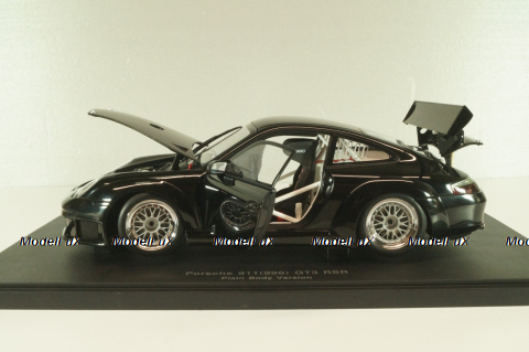 Porsche 911 (996) GT3 RSR Plain Body 2005, black, 80585, AutoArt 1:18