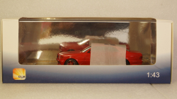 Mercedes S-class 560SEC 6.0 AMG (C126) coupe 1984, red, GLM Models 1:43