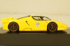Ferrari FXX 2006, yellow with white stripe, Hot Wheels Elite 1:43