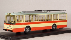 Троллейбус Skoda-14TR красно-бежевый, SSM4042, SSM 1:43 Уценка!