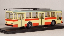 Троллейбус Skoda-14TR красно-бежевый, SSM4042, SSM 1:43 Уценка!