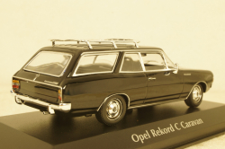 Opel Rekord C Caravan 1969, black, 940046111, Maxichamps 1:43