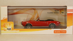 Pontiac Firebird 400 cabriolet open 1968, red, GLM Models 1:43