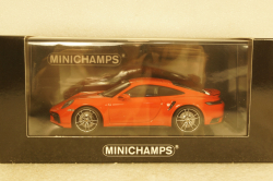 Porsche 911 (922) Turbo S 2020, Orange, 410069476, Minichamps 1:43