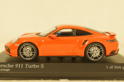 Porsche 911 (922) Turbo S 2020, Orange, 410069476, Minichamps 1:43