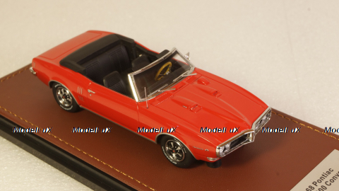 Pontiac Firebird 400 cabriolet open 1968, red, GLM Models 1:43