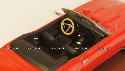 Pontiac Firebird 400 cabriolet open 1968, red, GLM Models 1:43