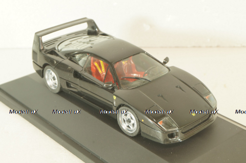 Ferrari F40 1992, black, 01000, Herpa 1:43