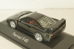 Ferrari F40 1992, black, 01000, Herpa 1:43