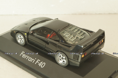 Ferrari F40 1992, black, 01000, Herpa 1:43