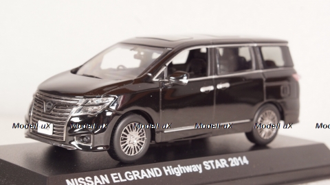 Nissan Elgrand minibus highway star 2014, 03881PBK, Kyosho 1:43