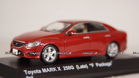 Toyota Mark X 250G F Package red, Late Version, 03637R2, Kyosho 1:43